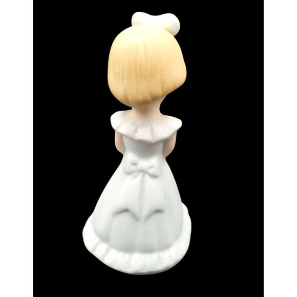 Growing Up Birthday Girls 2 Enesco 3" Celebration Blond Hair Blue Dress 1981 - Picture 10 of 15